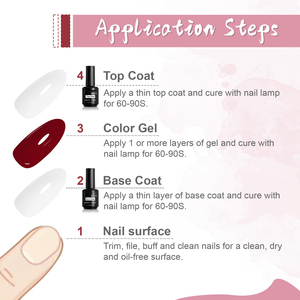 Esmalte de Uñas en Gel de Marca Privada, Capa Superior y Base Sin Limpieza, 15ml, Esmalte de Uñas para Manicura, Esmalte Semipermanente, Barniz en Gel - Product Image 2