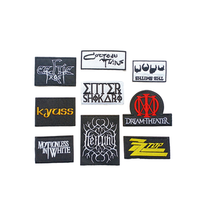 ชุดแพทช์ปักลายแบบรีดติด ประกอบด้วย Kyuss, Motionless In White, Dream Theater และอื่นๆ  พร้อมด้วยผ้าปะรูปทรงสี่เหลี่ยมผืนผ้า - Product Image 1
