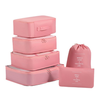Organisateurs d'emballage de bagages de voyage légers vêtements compressibles sac de sous-vêtements ensemble de cubes de voyage