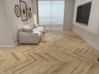 4mm 5mm 6mm 7mm 8mm Vinyle Click Chevron Fishbone Parquet SPC Flooring Herringbone