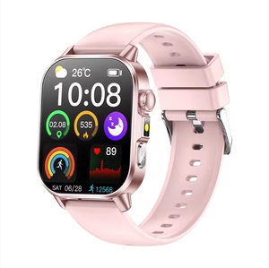 Nuovo Smartwatch ET571 <span class=keywords><strong>con</strong></span> Chiamate <span class=keywords><strong>Bluetooth</strong></span>, Impermeabile, Monitoraggio Frequenza Cardiaca, Pressione Sanguigna e Ossigeno nel Sangue - Product Image 1