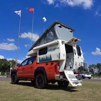 Camper léger Premium KINLIFE pour les aventures en plein air et les voyages routiers avec lit double