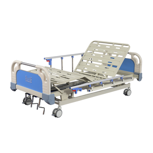 Factory Outlet Manual Three Functions <strong>Hospital</strong> <strong>Bed</strong> 3 Cranks Medical <strong>Bed</strong> Home Care <strong>Bed</strong> For <strong>Hospital</strong> Nursing <strong>Bed</strong> - Product Image 2