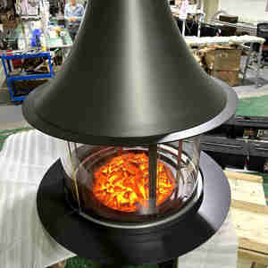 <span class=keywords><strong>Chimenea</strong></span> <span class=keywords><strong>Eléctrica</strong></span> Independiente PANSEE Muriel-suspended de 900 mm, Moderna, con Vista de 360°, Llama Simulada de Vapor de Agua 3D, Ecológica - Product Image 5