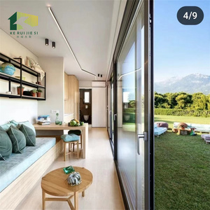 Casa Container Modificata Courageous con 1 Camera <span class=keywords><strong>da</strong></span> Letto, 40HQ, Pannelli Sandwich, Design Flat Pack, Stile Industriale Traspirante - Product Image 2