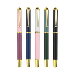 Metal Ballpoint <b>Pen</b> 0.5Mm Stainless Steel Tip With Spring Mechanism For Office Use - Product Image 3