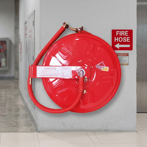 Red Flexible <b>Fire</b> Hose Reel Foam Firefighting Equipment Retractable Hose Connector for Airport <b>Fire</b> Protection - Product Image 2