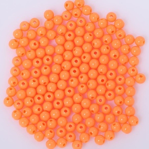 Wholesale Acrylic Solid Color Round <b>Beads</b> Loose <b>Beads</b> Candy Spring Color for DIY Jewelry Necklace Bracelet Making - Product Image 2