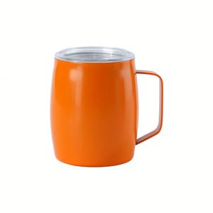 Tazas de Café Personalizadas de 5oz, Vasos de Acero Inoxidable con Exterior de Plástico e Interior de Acero Inoxidable, con Asa, Logotipo Personalizado - Product Image 1