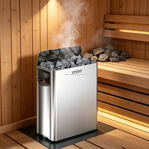 Chauffe-sauna électrique <span class=keywords><strong>Harvia</strong></span> the Wall 4,5-9 kW |   Poêle de sauna sec en acier inoxydable pour salles de sauna domestiques et commerciales - Product Image 1