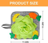 Lapin Jouet Lapins Snuffle Mat Lavable En Machine Polaire Drôle Interactif Nosework Tapis D'alimentation Distributeur De Friandises