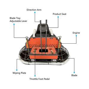 Allanadora Mecánica Autopropulsada de 27 HP, 8 Cuchillas y 1000 mm de Diámetro de Trabajo - Product Image 3