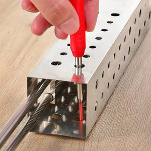 Lápiz metálico de punta larga para carpintería, marcador duradero, rotulador profesional para delinear y marcar en trabajos de ingeniería y carpintería. - Product Image 3