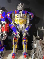 Robot LED Optimus Prime bleu, 2,7 m, en EVA, pour fêtes et mariages