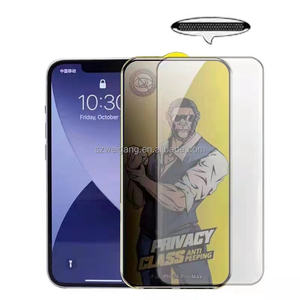 Película templada de pantalla de privacidad GH13 Gorilla, adecuada para Apple 11 12 13 14 <span class=keywords><strong>15</strong></span> 16PROMAX película protectora de pantalla completa antiestática - Product Image 3