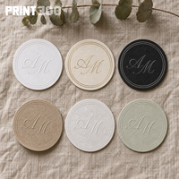 Étiquettes personnalisées en relief 3D avec logo, papier texturé spécial, autocollants gaufrés, estampage à chaud doré pour pots de bougies, parfums, cadeaux