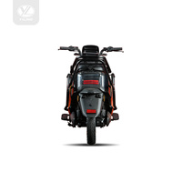 Moto électrique haute performance avec batterie lithium amovible, moteur sans balais, vitesse maximale de 45-80 km/h, autonomie de 150 km, charge rapide