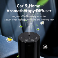 Diffuseur d'arômes de voiture sans eau rechargeable, nouveau design, diffuseur d'air électrique de luxe pour voiture, parfum pour voiture, machine à désodorisant avec minuterie