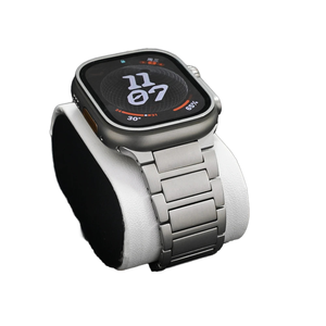 Correa de titanio Handodo para reloj Ultra 2 y Series 4-8, correa de moda de lujo transpirable con cierre de mariposa - Product Image 1