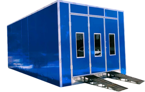 <span class=keywords><strong>Cabine</strong></span> de peinture automobile professionnelle écologique chauffée électriquement avec éclairage LED et fonction de cuisson - Product Image 4
