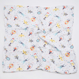 Nouveaux Modèles De Haute Qualité Joyeux Cirque Couvertures De Swaddle De <span class=keywords><strong>Mousseline</strong></span> De Bambou - Product Image 4