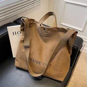 <span class=keywords><strong>2025</strong></span> Mới Đến Thân Thiện Với Môi Công Suất Lớn Bông Vải Tote Túi Xách Của Phụ Nữ Thời Trang Túi Xách Biểu Tượng Tùy Chỉnh In Túi Mua Sắm - Product Image 3