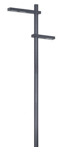 Lampe de jardin à LED sur poteau haut de 6 m, 7 m, 8 m, étanche IP66, corps en aluminium IK09, alimentation CA, 30 W-180 W, <span class=keywords><strong>paysage</strong></span>, certifiée CE - Product Image 4