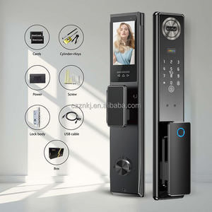 Cerradura Inteligente para Puerta sin Llave, Función de Empujar y Tirar, Impermeable, de Aluminio, con Huella Dactilar Biométrica, para el Hogar, Compatible con Tuya Smart Wifi Cloud para Israel - Product Image 4