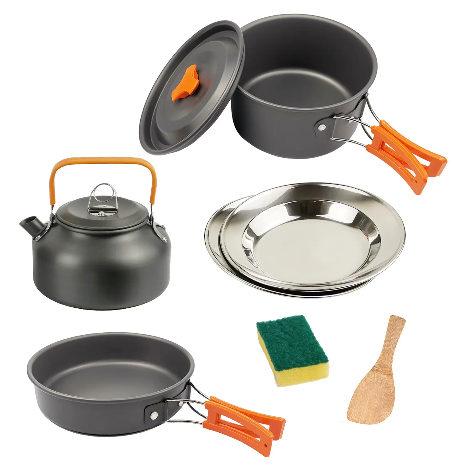 Outdoor Bbq Picknick Draagbare Camping Kookgerei Bestek Bbq Picknick Kookgerei Set