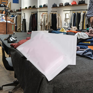 Tùy chỉnh phân hủy sinh học Vegan glassine Túi giấy rất minh bạch cho quần áo bao bì-cho T-Shirts lông giày với biểu tượng tùy chỉnh - Product Image 3