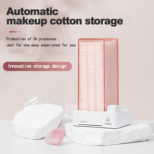 Hot bán biểu tượng tùy chỉnh tự động trang điểm Bông Hộp Bán buôn sơn móng tay Remover Pads lưu trữ box với Non-Slip - Product Image 2