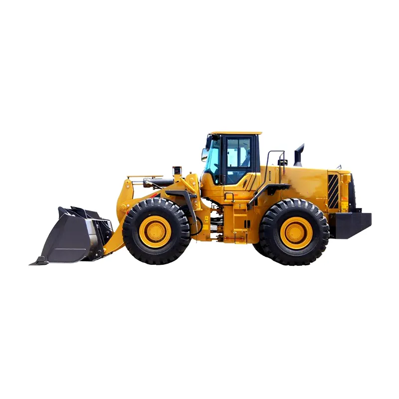 Cheap Price 5Ton Hydraulic Front Wheel Loader High Dumper Price 5 Ton Front Wheel Loader