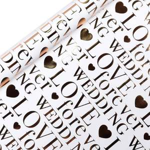 Papel de regalo virgen de silicona recubierto desechable 43x300cm Embalaje de regalo de Navidad - Product Image 6