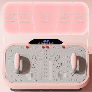 Plateforme <span class=keywords><strong>vibrante</strong></span> Zoomsnail, machine d'exercice, 8000 vibrations/min, plateforme de fitness réglable, capacité de 400 lb, entraînement du corps entier - Product Image 3
