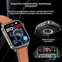 Nuevo Reloj Inteligente E810 con Pantalla AMOLED Cuadrada, ECG, Fisioterapia Láser, Examen Físico Micro, Examen de Lípidos en Sangre, Ácido Úrico, Salud