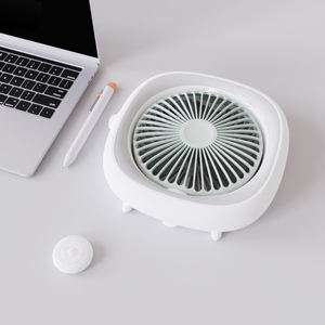 Janpim Ventilateur de refroidissement DC pliable personnalisé de haute qualité Ventilateur de tente de camping extérieur oscillant automatique rechargeable avec logo personnalisé - Product Image 6