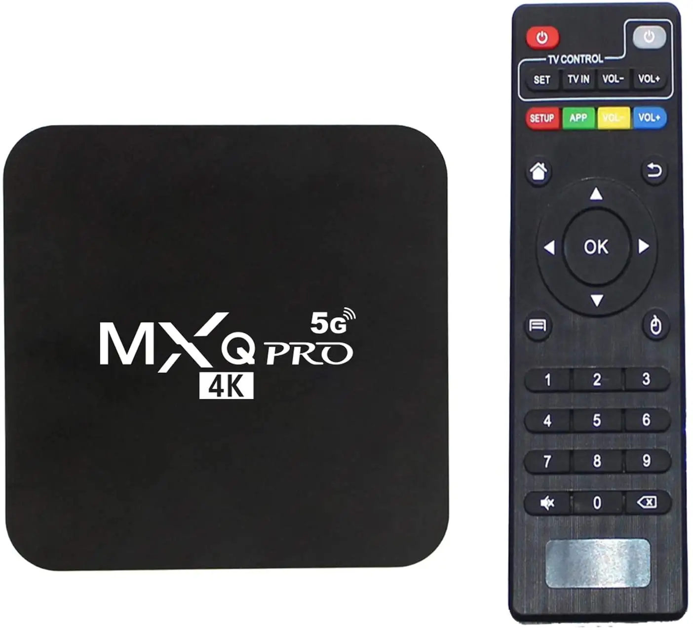 Decodificador de TV MXQ, versión RK3229-5G, 4K, con Control remoto en casa, PRO, Android, Wifi