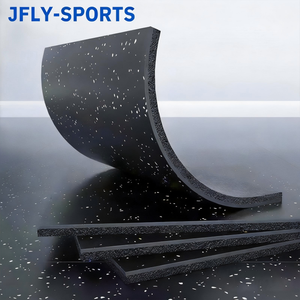 UV Resistant EPDM <b>Rubber</b> Gym Flooring Anti-Vibration Impact Resistant Non-Slip Waterproof Gym <b>Floor</b> Tile for Fitness Center - Product Image 1