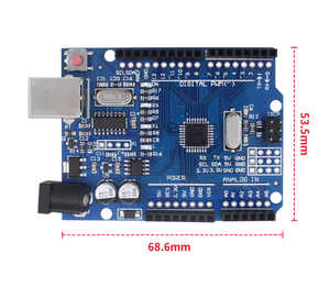 บอร์ดพัฒนาไมโครคอนโทรลเลอร์ Atmega328P ชุดบอร์ดโปรแกรมภาษาไมโครคอนโทรลเลอร์รุ่นปรับปรุง R3 - Product Image 4