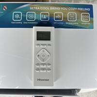 Climatiseur Split Hisense Vitesse Fixe 18000 BTU 2 CV Froid et Chaud Ailettes Dorées Support Wi-Fi/Flux d'Air 4 Voies/Refroidissement Rapide/Fonction I Feel 220V