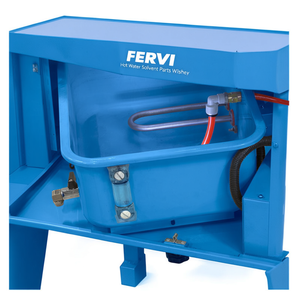 Laveuse de pièces à solvant à eau chaude Fervi, équipement de nettoyage industriel - Product Image 2