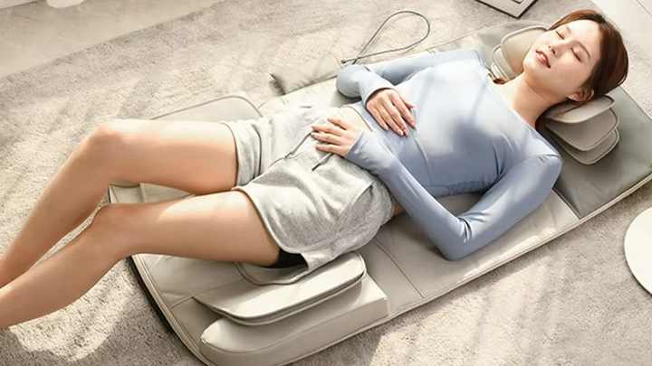 Darius Electric Bed 8 Vibrating Motors Therapy Heating Airbags Massage  Mattress Timing Control Full Body Vibration Neck/Back