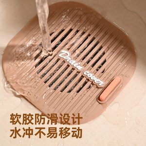 Filtre à écran plus grand et plus épais pour salles de bain et toilettes, pour éviter les blocages de cheveux, les drains de sol et les éviers de cuisine ; durable - Product Image 5