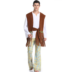 Costume Cosplay di Halloween donna Costume <span class=keywords><strong>da</strong></span> scena nativo americano indiano selvaggio abito Cosplay Performance Costume - Product Image 5