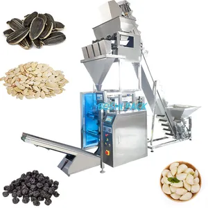 Line weigher fruits packaging line fruit vegetable packing equipment 1kg salad packing machine for vegetable chili dry pepper