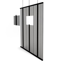 Écran LED transparent en verre pour vitrine de magasin, affichage mural intérieur, publicité flexible, écran LED Reefilm, mur vidéo