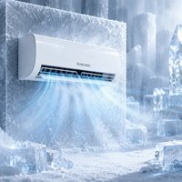 AC Split Smart Tuya WiFi Kontrol Jarak Jauh Mobile Variabel Frekuensi DC Inverter Hemat Energi Pendingin Udara untuk Penggunaan Rumah Tangga