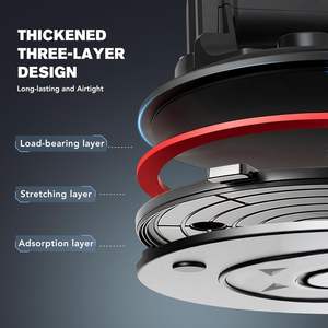 8-Zoll Hochleistungs-Industrie-Lithiumbatterie-Glas-Saugnapf Vakuum-Fliesenheber mit Manometer Fensterheber Hebewerkzeuge - Product Image 4