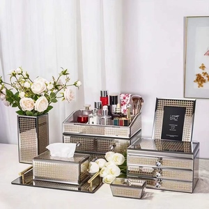 Caja de pañuelos de lujo estilo americano para salón de belleza, peluquería, centro de estética, caja de almacenamiento de pañuelos comercial, caja de pañuelos para mesa de té de hotel - Product Image 6