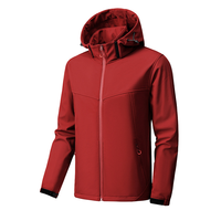 Veste de course d'hiver en toile fine pour hommes, personnalisable avec logo OEM, production en série, imperméable, respirante, coupe-vent, design réfléchissant